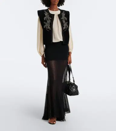 Isabel Marant Ioana lace maxi skirt | Thumbnail 3