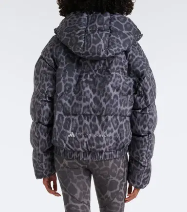 adidas by Stella McCartney Hooded leopard-print puffer jacket | Thumbnail 8 adidas by Stella McCartney Hooded leopard-print puffer jacket | Thumbnail 8