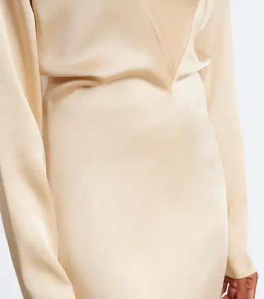 Stella McCartney Draped satin gown | Thumbnail 3 Stella McCartney Draped satin gown | Thumbnail 3