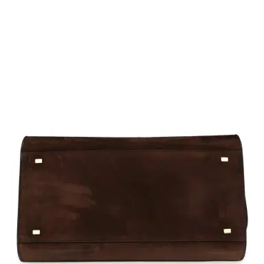 The Row The Row Soft Margaux 15 Bag Mocha Suede Gold Hardware | Thumbnail 6 The Row The Row Soft Margaux 15 Bag Mocha Suede Gold Hardware | Thumbnail 6