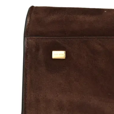 The Row The Row Soft Margaux 15 Bag Mocha Suede Gold Hardware | Thumbnail 8 The Row The Row Soft Margaux 15 Bag Mocha Suede Gold Hardware | Thumbnail 8