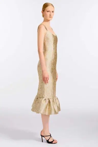 Markarian Ginevra Silver Midi Dress | Thumbnail 3 Markarian Ginevra Silver Midi Dress | Thumbnail 3