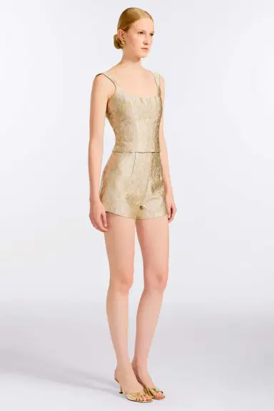 Markarian Maisie Silver Corset Top | Thumbnail 3 Markarian Maisie Silver Corset Top | Thumbnail 3