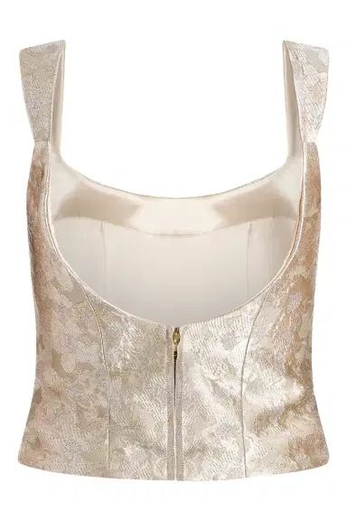 Markarian Maisie Silver Corset Top | Thumbnail 5 Markarian Maisie Silver Corset Top | Thumbnail 5