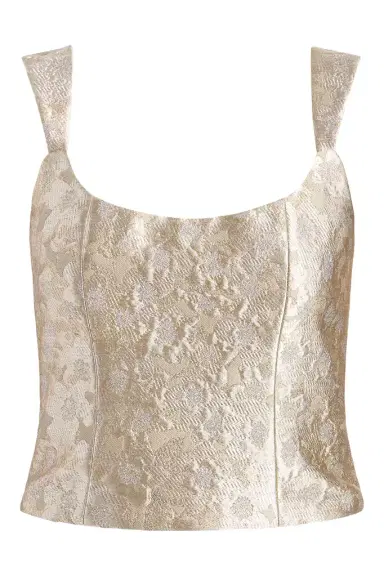 Markarian Maisie Silver Corset Top | Thumbnail 1 Markarian Maisie Silver Corset Top | Thumbnail 1