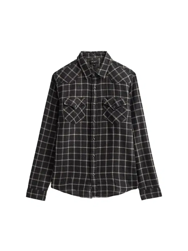 AG Jeans Men's Huston Check Cotton Western Shirt