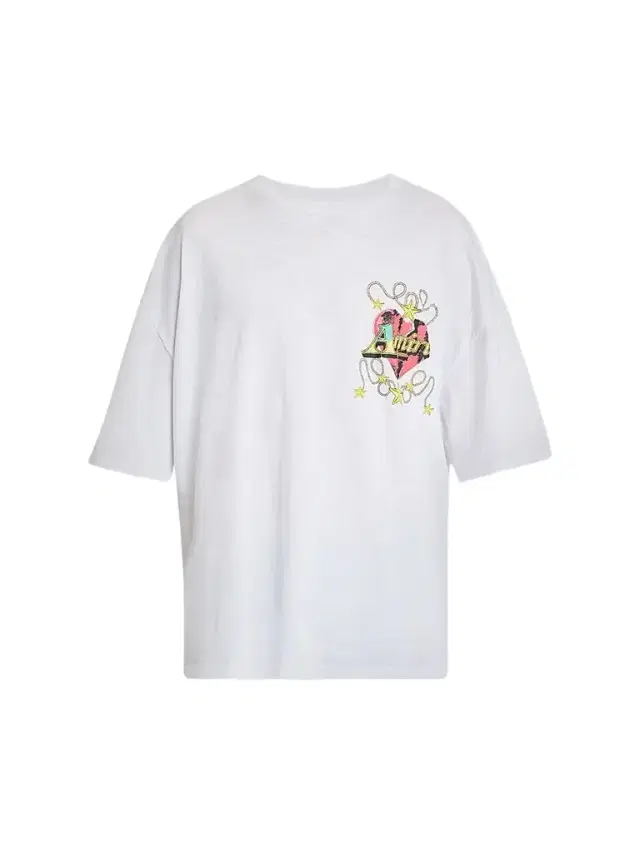 AMIRI Men's Heart Oversized Cotton T-Shirt