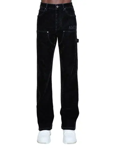 AMIRI Men's Flock Denim Carpenter Jeans | Thumbnail 1 AMIRI Men's Flock Denim Carpenter Jeans | Thumbnail 1
