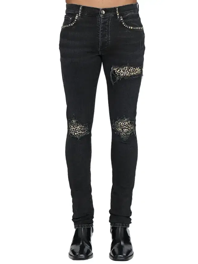 AMIRI Men's Studs Mx1 Skinny Jeans