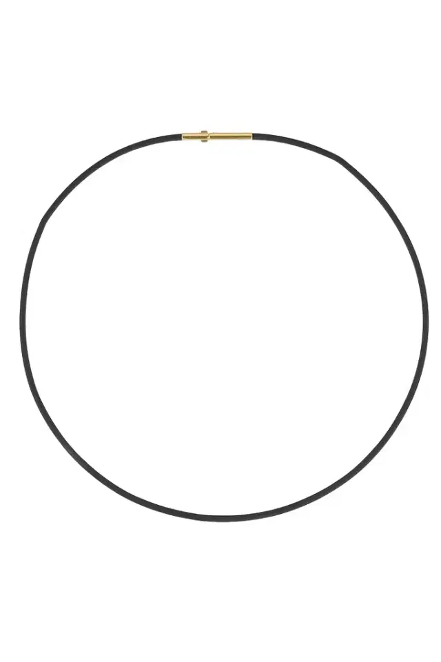 DANA REBECCA DESIGNS Black Silicone Cord Necklace