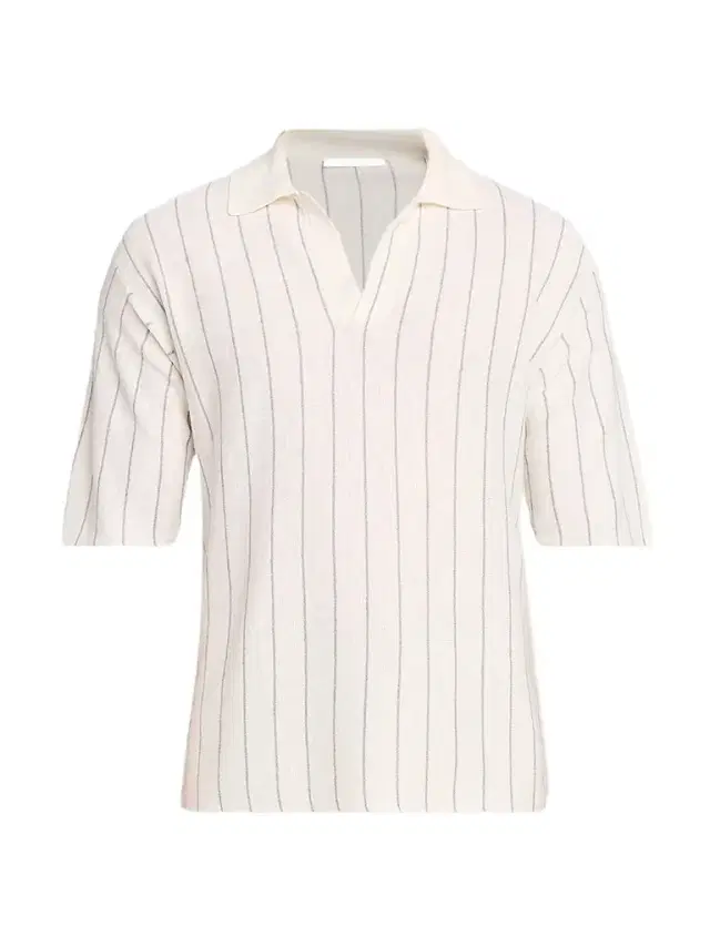 Helmut Lang Men's Striped Terry Polo Shirt