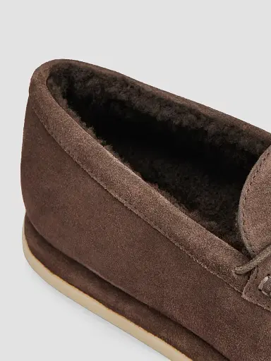 Tod's Women's Shearling-Lined Suede Loafers | Thumbnail 5 Tod's Women's Shearling-Lined Suede Loafers | Thumbnail 5