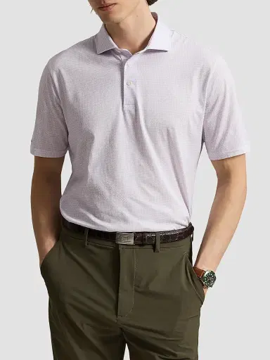 RLX Ralph Lauren Men's Classic-Fit Performance Polo Shirt | Thumbnail 4 RLX Ralph Lauren Men's Classic-Fit Performance Polo Shirt | Thumbnail 4