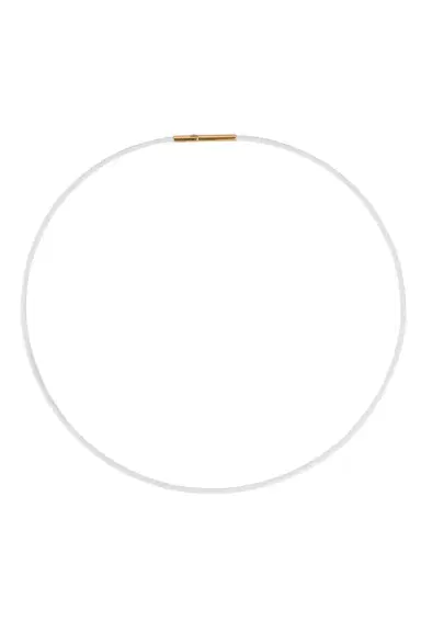 DANA REBECCA DESIGNS White Silicone Cord Necklace | Thumbnail 1