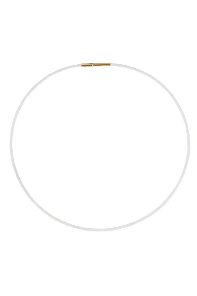 DANA REBECCA DESIGNS White Silicone Cord Necklace