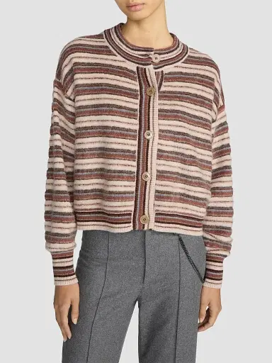 Frame Women's The Femme Mohair-Wool Cardigan | Thumbnail 3