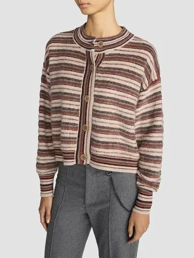 Frame Women's The Femme Mohair-Wool Cardigan | Thumbnail 5