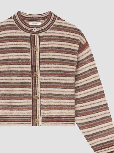 Frame Women's The Femme Mohair-Wool Cardigan | Thumbnail 6