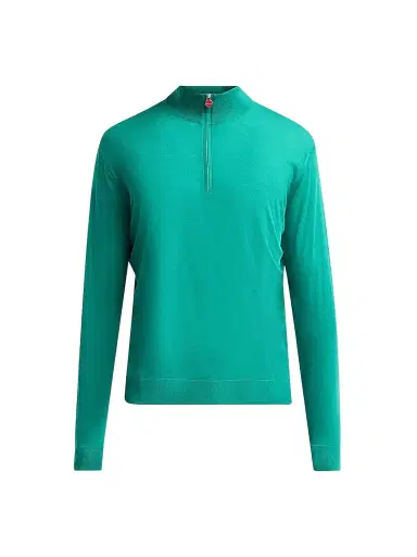 Kiton Men's Wool Mock Turtleneck Sweater | Thumbnail 1 Kiton Men's Wool Mock Turtleneck Sweater | Thumbnail 1
