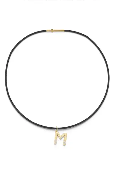DANA REBECCA DESIGNS Diamond Cynthia Rose Initial Charm | Thumbnail 6