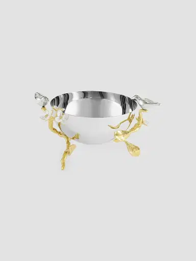 Michael Aram Lovebirds Silver & Gold Nut Bowl | Thumbnail 2 Michael Aram Lovebirds Silver & Gold Nut Bowl | Thumbnail 2
