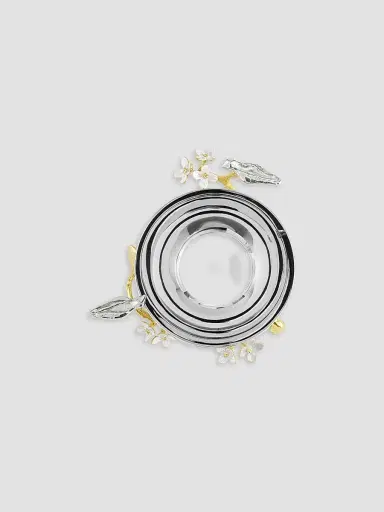 Michael Aram Lovebirds Silver & Gold Nut Bowl | Thumbnail 5 Michael Aram Lovebirds Silver & Gold Nut Bowl | Thumbnail 5