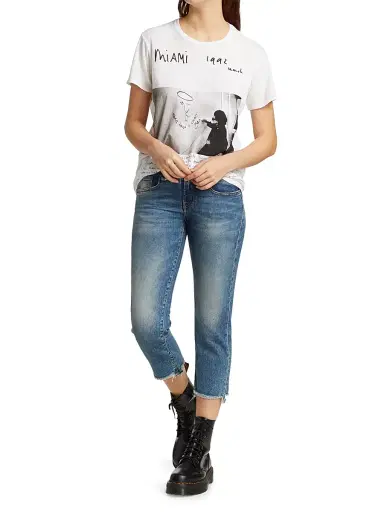 R13 Women's Boy Straight Jeans | Thumbnail 2 R13 Women's Boy Straight Jeans | Thumbnail 2