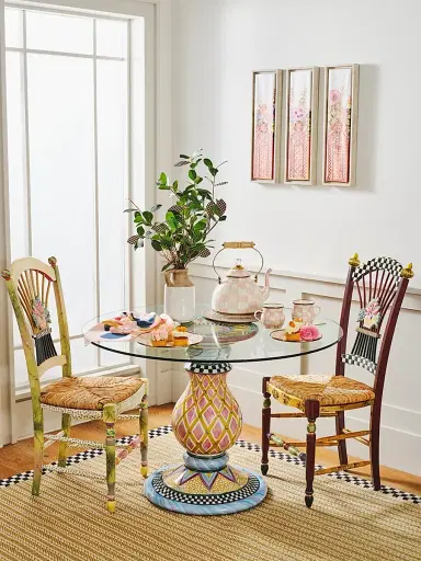 MacKenzie-Childs Rosy Check Enamel Tea Kettle | Thumbnail 7