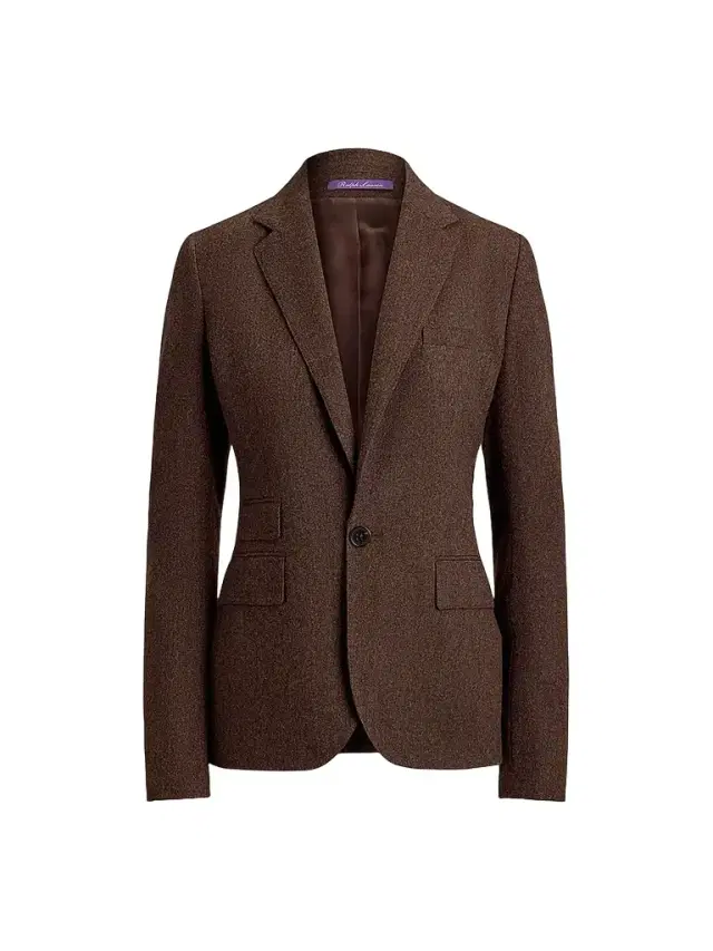 Ralph Lauren Collection Women's Parker Herringbone Wool-Blend Jacket