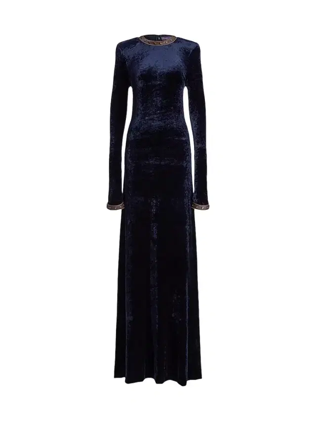 Ralph Lauren Collection Women's Nancie Velour Column Gown