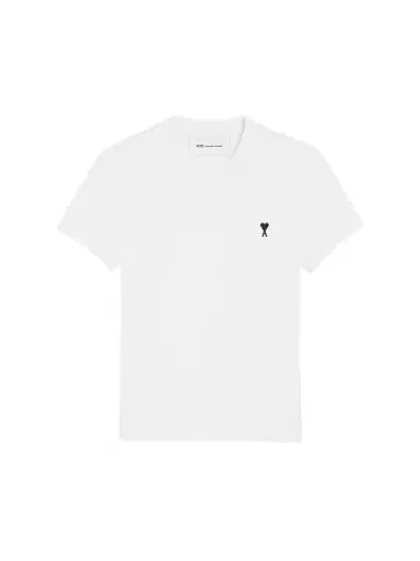 AMI PARIS Women's Logo Cotton T-Shirt | Thumbnail 1 AMI PARIS Women's Logo Cotton T-Shirt | Thumbnail 1