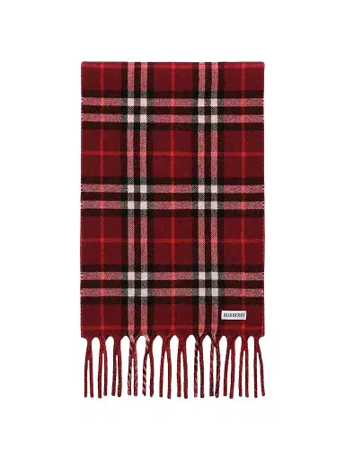 Burberry Women's Check Cashmere Reversible Scarf | Thumbnail 1