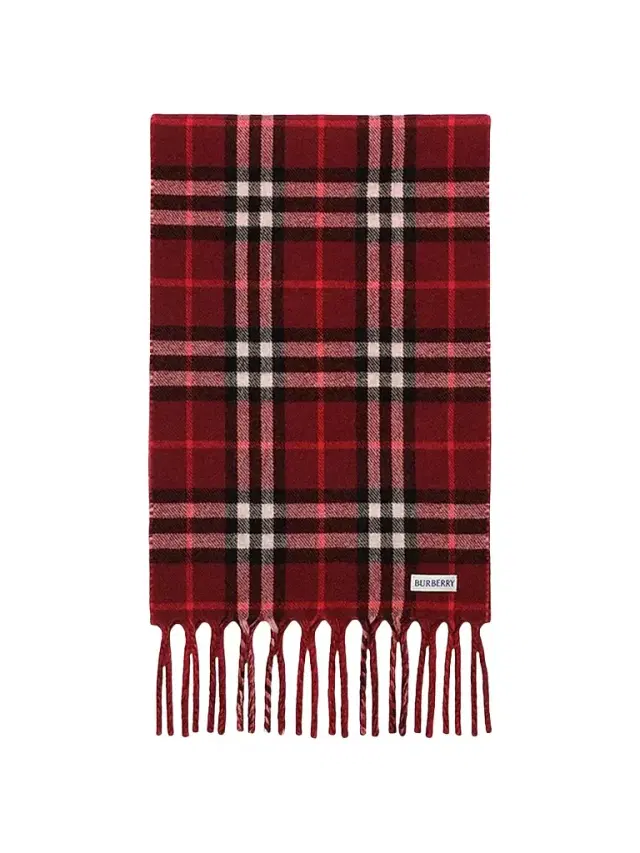 Burberry Women's Check Cashmere Reversible Scarf