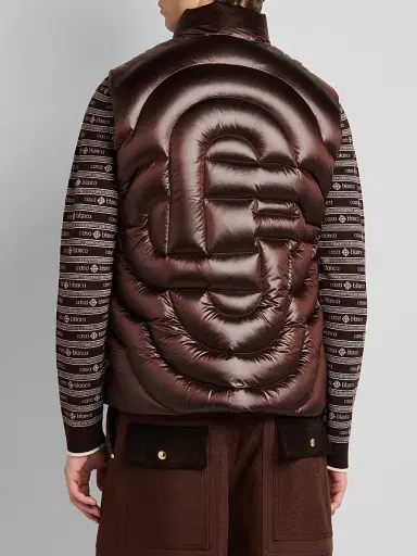 Casablanca Men's Quilted Nylon Puffer Vest | Thumbnail 3 Casablanca Men's Quilted Nylon Puffer Vest | Thumbnail 3