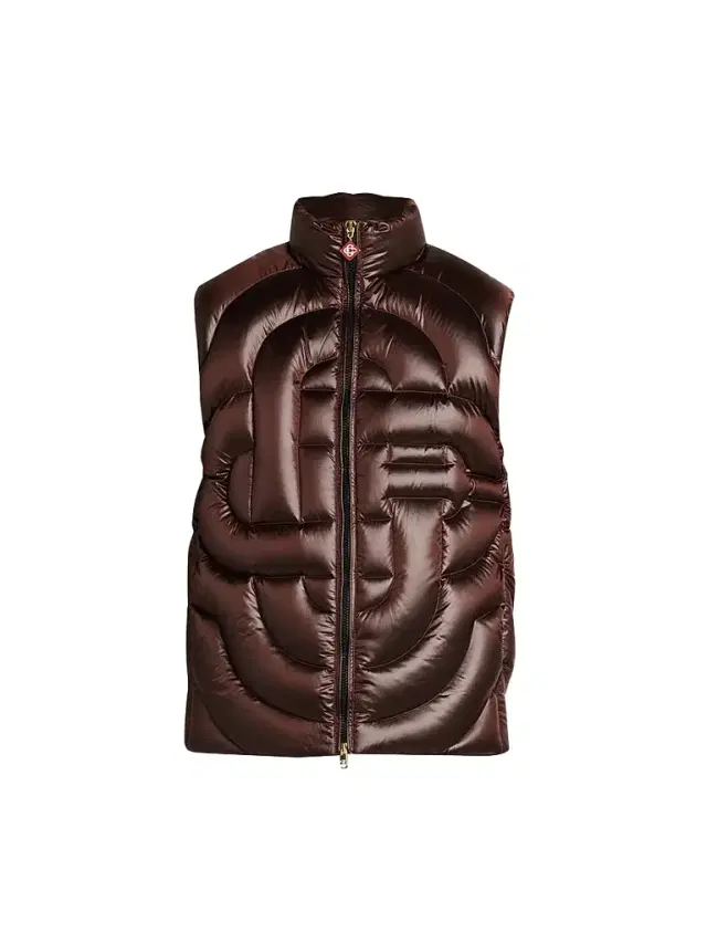 Casablanca Men's Quilted Nylon Puffer Vest