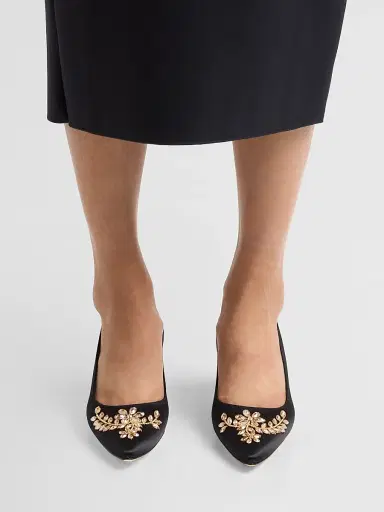 Manolo Blahnik Women's Pasadislo Embellished Pumps | Thumbnail 2 Manolo Blahnik Women's Pasadislo Embellished Pumps | Thumbnail 2