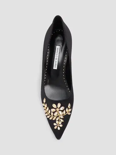 Manolo Blahnik Women's Pasadislo Embellished Pumps | Thumbnail 6 Manolo Blahnik Women's Pasadislo Embellished Pumps | Thumbnail 6
