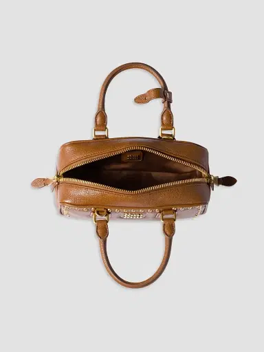 Miu Miu Women's Arcadie Studded Leather Top Handle Bag | Thumbnail 6 Miu Miu Women's Arcadie Studded Leather Top Handle Bag | Thumbnail 6