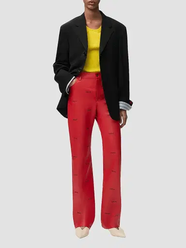 Loewe Women's Wool Single-Breasted Jacket | Thumbnail 2 Loewe Women's Wool Single-Breasted Jacket | Thumbnail 2