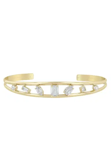 Zoë Chicco Diamond Open Band Cuff Bracelet | Thumbnail 1 Zoë Chicco Diamond Open Band Cuff Bracelet | Thumbnail 1