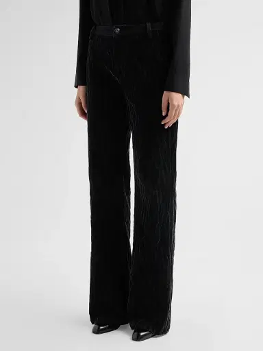 Ramy Brook Women's Valentina Textured High-Rise Jeans | Thumbnail 4