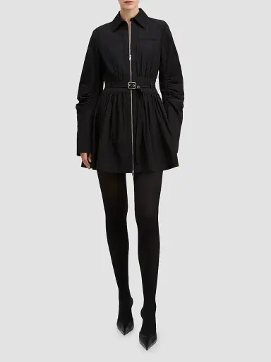 DEREK LAM 10 CROSBY Women's Ethan Crinkle Cotton-Nylon Mini Dress | Thumbnail 2 DEREK LAM 10 CROSBY Women's Ethan Crinkle Cotton-Nylon Mini Dress | Thumbnail 2