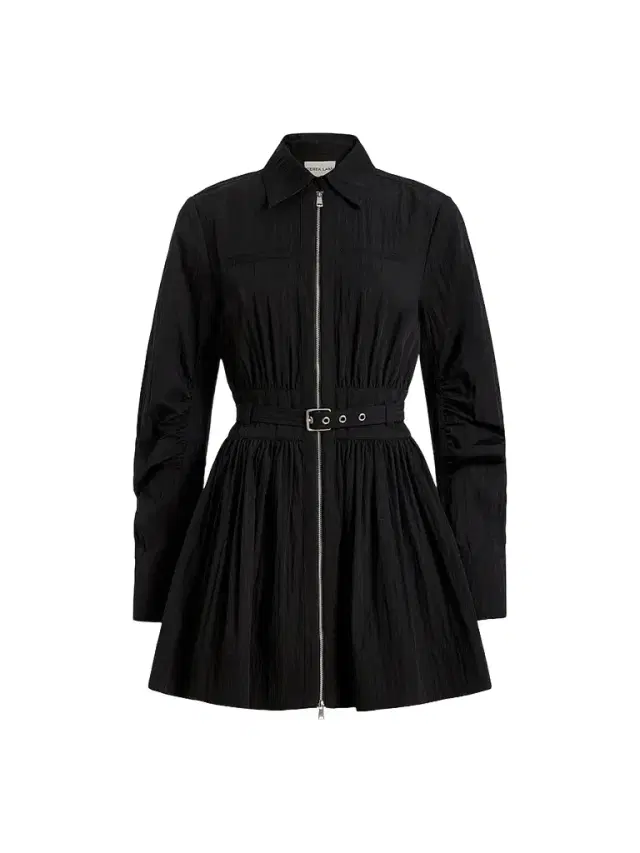 DEREK LAM 10 CROSBY Women's Ethan Crinkle Cotton-Nylon Mini Dress