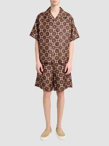 AMIRI Men's MA Quad Silk Shorts | Thumbnail 2 AMIRI Men's MA Quad Silk Shorts | Thumbnail 2