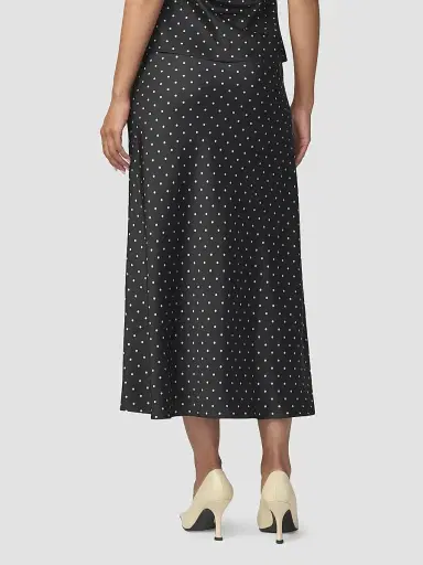 Joe's Jeans Women's Ines Polka Dot A-Line Midi Skirt | Thumbnail 3