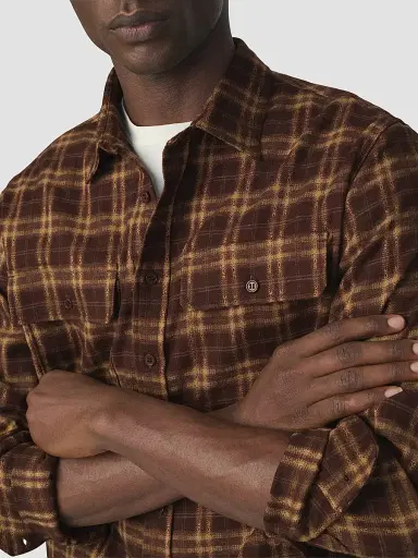 Joe's Jeans Men's Plaid Double Flap Pocket Shirt | Thumbnail 5 Joe's Jeans Men's Plaid Double Flap Pocket Shirt | Thumbnail 5