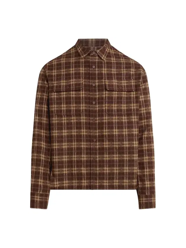 Joe's Jeans Men's Plaid Double Flap Pocket Shirt