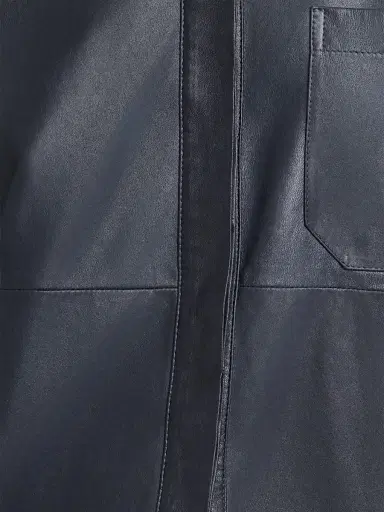 TWP Women's Cowboy Update Leather Shirt | Thumbnail 4 TWP Women's Cowboy Update Leather Shirt | Thumbnail 4