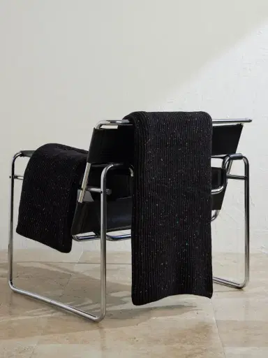 Inis Meáin Fisherman's Ribbed Wool and Cashmere-Blend Blanket - Men | Thumbnail 1