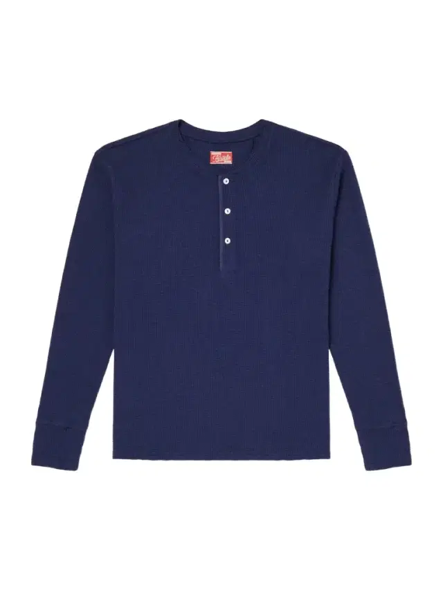 Fortela Amish Waffle-Knit Cotton-Jersey Henley T-Shirt - Men